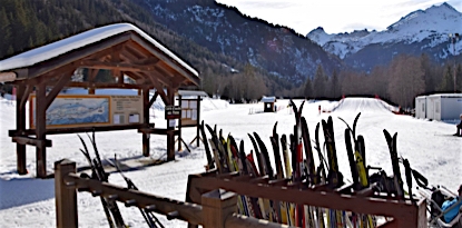 Les Contamines ski du fond