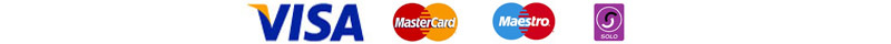 Visa, MasterCard, Maestro, Solo